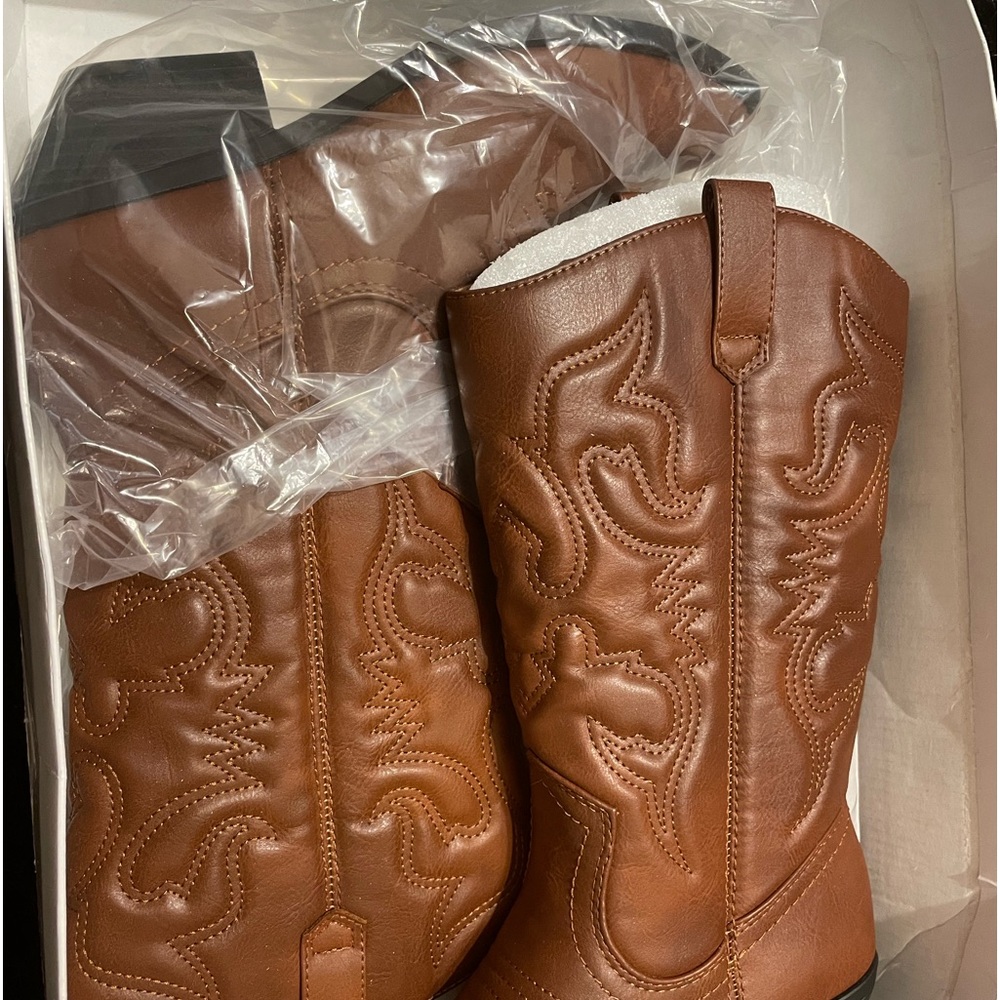 Women Brown Cowgirl Boots Brand New